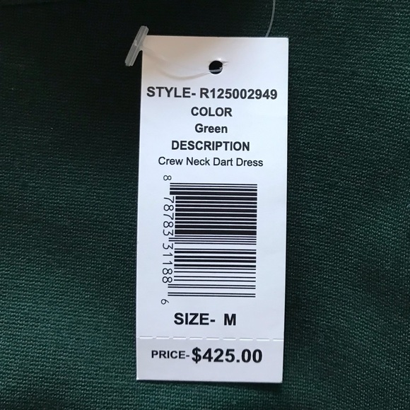 Pink Tartan Crew Neck Dart Dress (NWT) - Picture 12 of 12